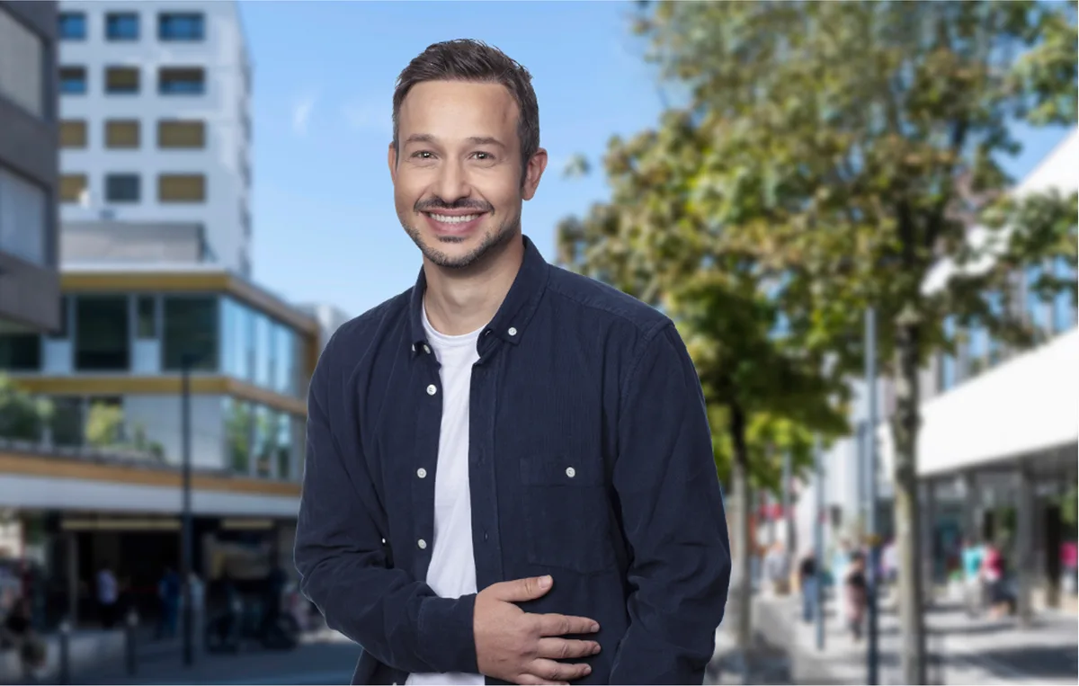 Porträtfoto von Simon Vlk.